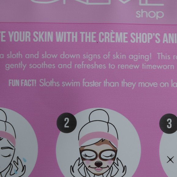 (3) Korean Beauty Sloth Hydrating Anti-Aging  Face Masks Soothing and Cute - Picture 4 of 5